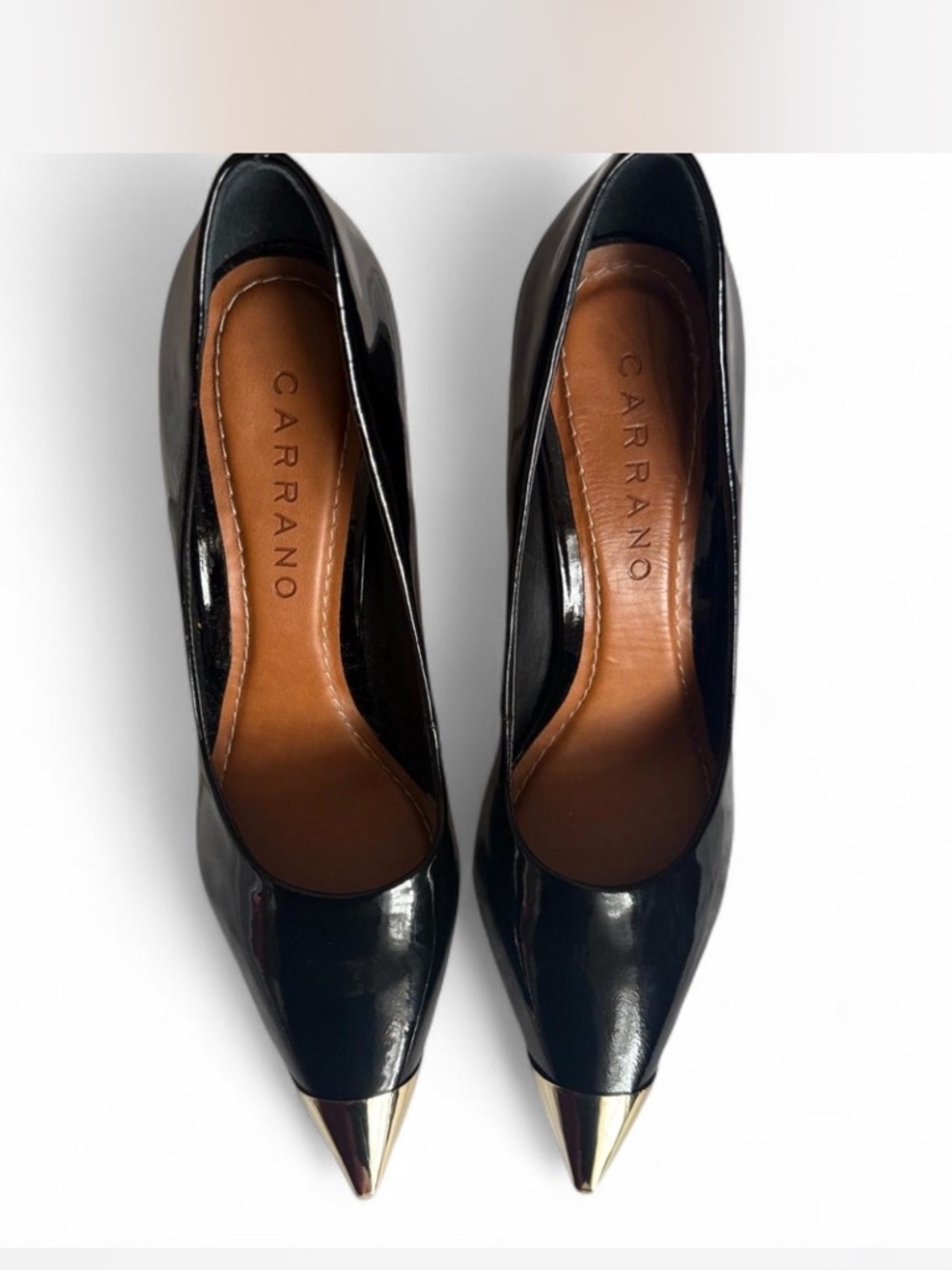 CARRANO MADE IN BRASIL Black and Gold Women's Shoes